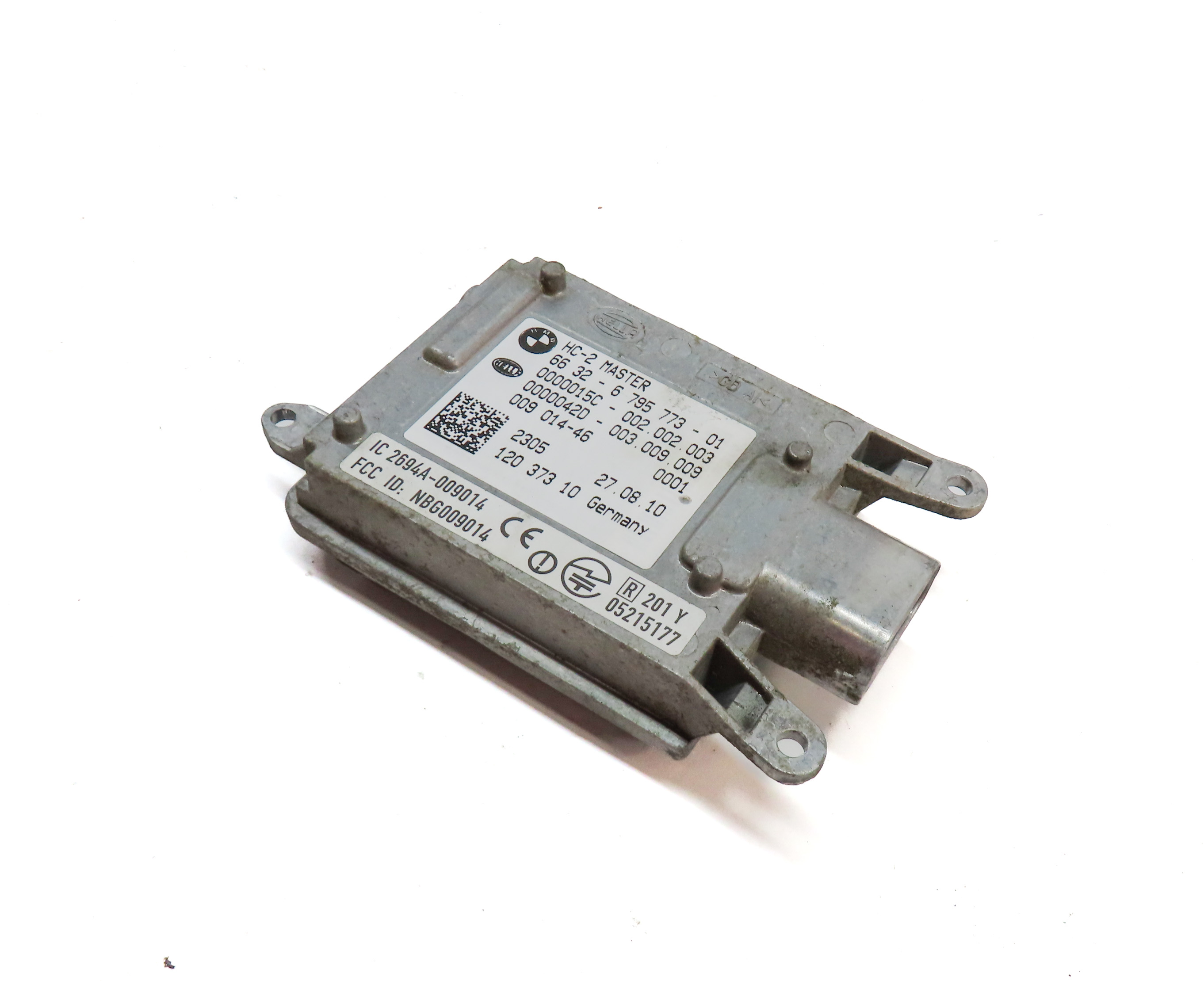 2011 BMW 750I 750LI (F01 F02) REAR LEFT BLIND SPOT RADAR SENSOR MODULE (MASTER) — exact item pictured